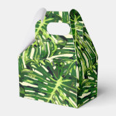 Tropische bladeren voor doos bedankdoosjes (Achterkant)