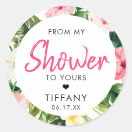 Tropische bladeren Vrijgezellenfeest Stickers