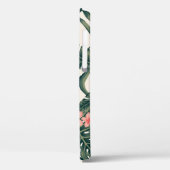 Tropische bladeren, vrolijk strandbehang. Case-Mate iPhone case (Achterkant / Links)