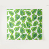 Tropische bladeren wandkleed (Voorkant (horizontaal))