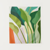 Tropische bladeren wandkleed (Voorkant)