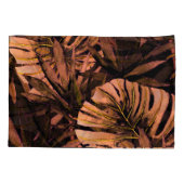 Tropische bladeren waterverf, naadloze badmode des kussensloop (Achterkant)