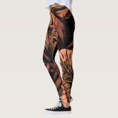 Tropische bladeren waterverf, naadloze badmode des leggings (Links)
