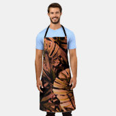 Tropische bladeren waterverf, naadloze badmode des schort (Gedragen)