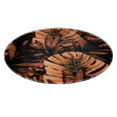 Tropische bladeren waterverf, naadloze badmode des snijplank (Hoek)