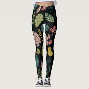 Tropische bladeren: Zomer  bloemen Leggings