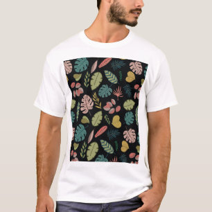Tropische bladeren: Zomer bloemen T-shirt