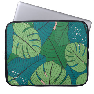 Tropische bladwandtapijten:  Verdure Laptop Sleeve