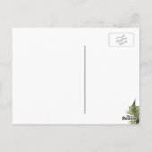 Tropische bladzijden anananappel handschrift Dank  Briefkaart (Achterkant)