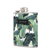 Tropische blaskolf van banaan heupfles (Links)