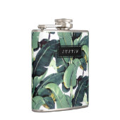 Tropische blaskolf van banaan heupfles (Rechts)