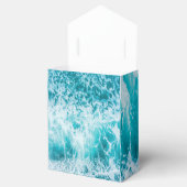 Tropische blauwe golven in de Oceaan Bedankdoosjes (Geopend)