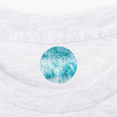 Tropische blauwe golven in de Oceaan Labels (Aangebracht)