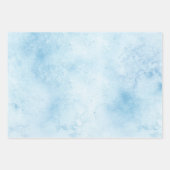 Tropische blauwe goudpalmen inpakpapier vel (Voorkant 3)