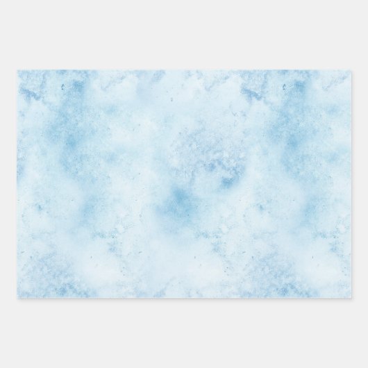 Tropische blauwe goudpalmen inpakpapier vel (Voorkant 2)