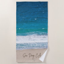 Tropische blauwe oceaan Beach Waves, speciaal gepe