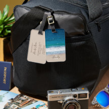 Tropische Blauwe Oceaan Golven Zandstrand Geperson