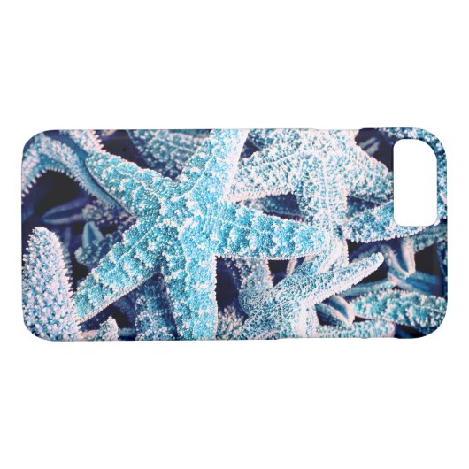 Tropische blauwe staartvis Case-Mate iPhone case (Achterkant (Horizontaal))