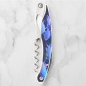 Tropische Blauwe Vis Kurkentrekker (Voorkant)