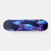 Tropische blauwe vis persoonlijk skateboard (Horizontaal)