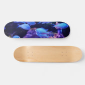 Tropische blauwe vis persoonlijk skateboard (Horizontaal)