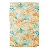  Tropische Blauwgroen Oranje crème Badmat (Voorkant Verticaal)