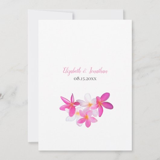 Tropische bleekroze plunjerbestemming kaart