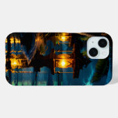 Tropische blik Oase nacht 4 Case-Mate iPhone Case (Achterkant (horizontaal))