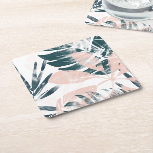 Tropische blindheid kartonnen onderzetters (Schuin)