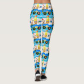 Tropische Bliss Vibes Leggings (Achterkant)