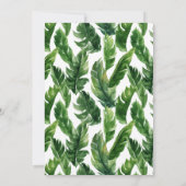 Tropische bloei Birthday Kaart (Achterkant)