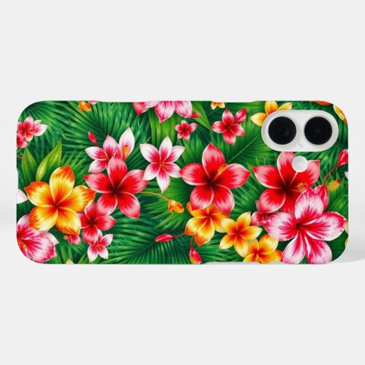 Tropische bloei Case-Mate iPhone case (Achterkant (horizontaal))