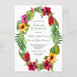 Tropische Bloei Hibiscus Goud PROEFDINER Kaart