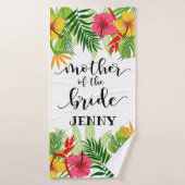 Tropische bloei moeder van de bride Gift Badhanddoek (Badhanddoek)