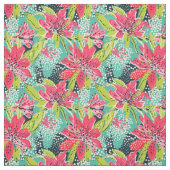 Tropische bloei stof (Swatch)