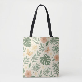 Tropische bloei tote bag