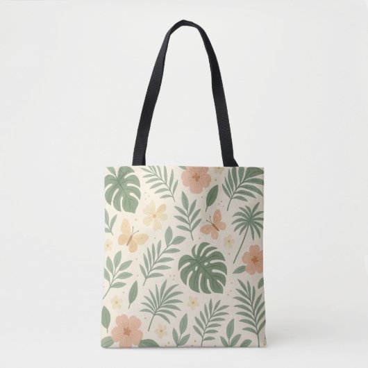Tropische bloei tote bag (Voorkant)