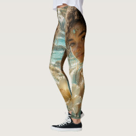 Tropische Bloeiende Feeën: Zeewind Betoverster Leggings