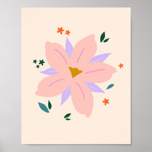 tropische bloem   02 poster