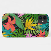 Tropische bloem en palmblad Hawaiian kleurrijk Case-Mate iPhone Case (Achterkant (horizontaal))