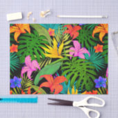Tropische bloem en palmblad Hawaiian kleurrijk Tissuepapier (Craft)