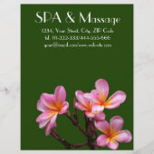 Tropische bloem flyer (Voorkant)