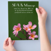 Tropische bloem flyer (Hand)