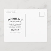 Tropische Bloem Goud Foto Trouwkaart Opslag Kaart (Achterkant)