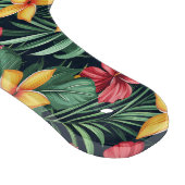 Tropische Bloem Hibiscus Naadloos Patroon Snijplank (Hoek)