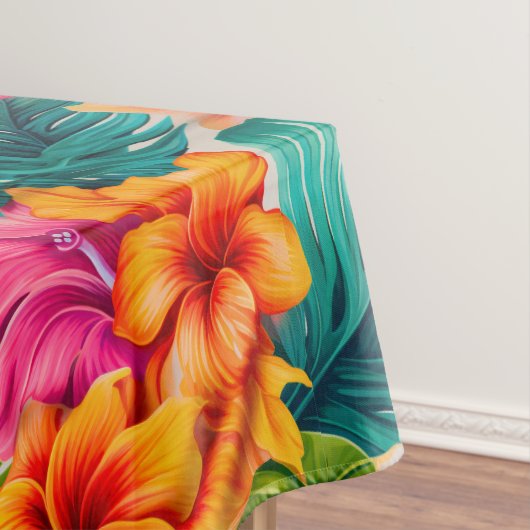 Tropische Bloem Hibiscus Tafelkleed (Voorbeeld)