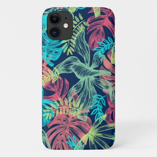 tropische bloem kleurrijk aziatische huawei Case-Mate iPhone case (Achterkant)