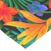 Tropische bloem monstera blad Hawaïaans kleurrijk Tafelkleed (Gekanteld)