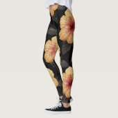 Tropische Bloem Patroon Leggings (Links)