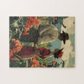 Tropische bloem Romance Harmonie Legpuzzel (Horizontaal)